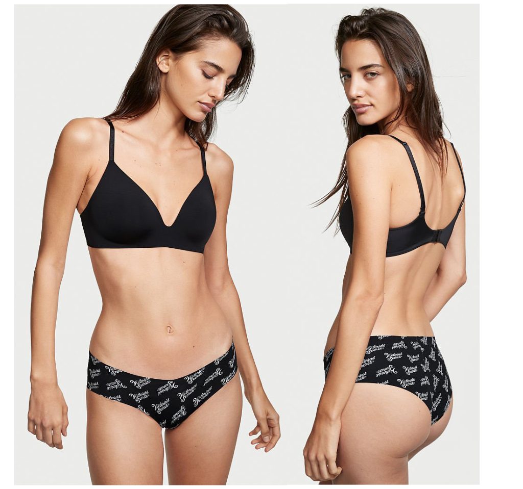 VICTORIA'S SECRET Calcinha sem Costura Preta