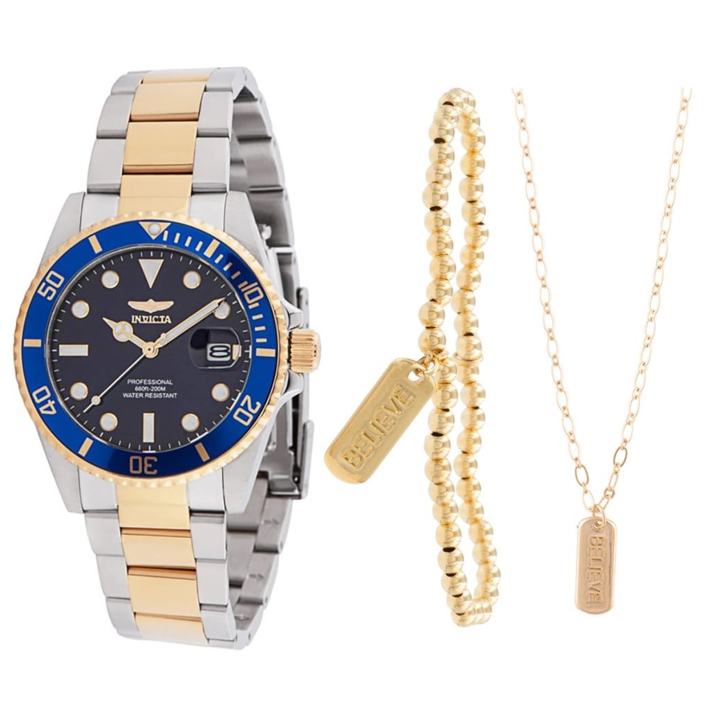 INVICTA Relógio Unissex Invicta Pro Diver 33274 - Kit Com Pulseira e Colar