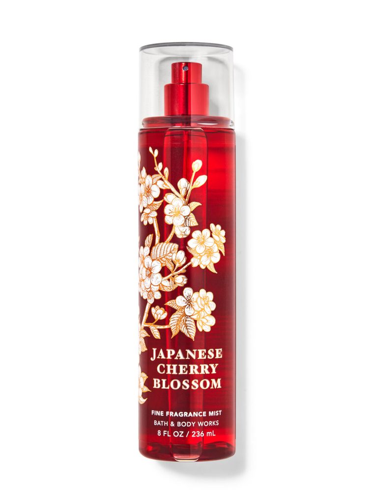 BATH & BODY WORKS - Fine Fragrance Mist - Perfume para o corpo - 236 mL - Japanese Cherry Blossom