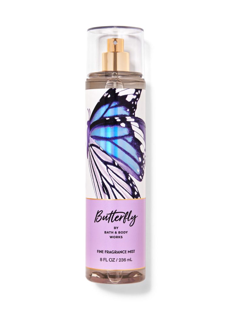 BATH & BODY WORKS - Fine Fragrance Mist - Perfume para o corpo - 236 mL - Butterfly