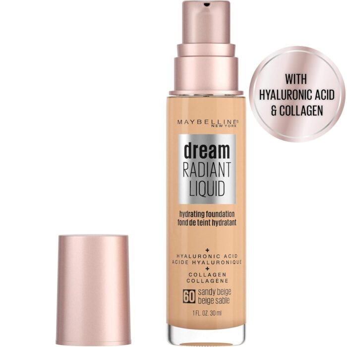 MAYBELLINE Base Dream Radiant Liquid - Cor 60 Sandy Beige