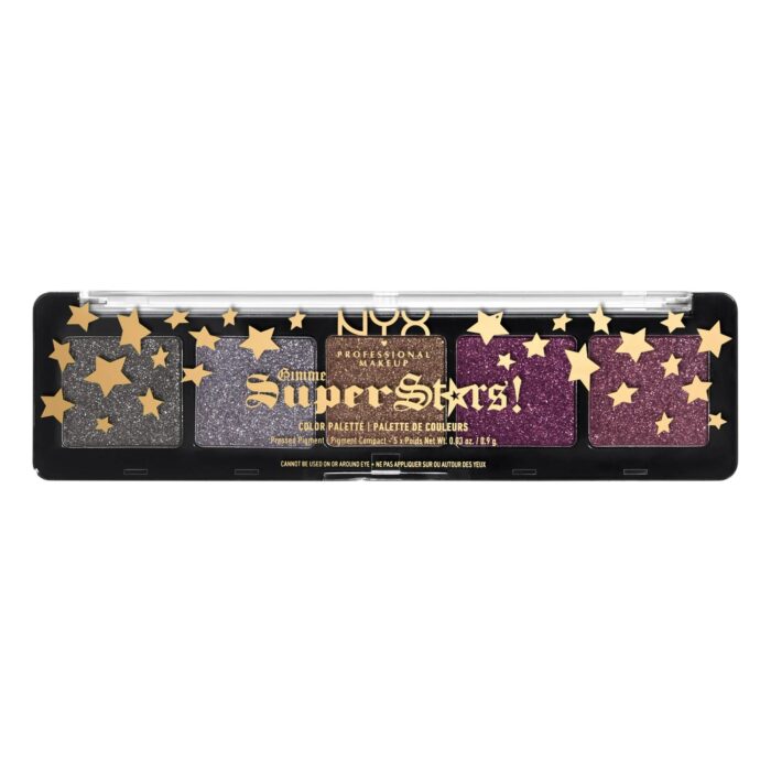 NYX Paleta de Pigmento para Olhos e Corpo Super Stars cor Kissin' My Stars