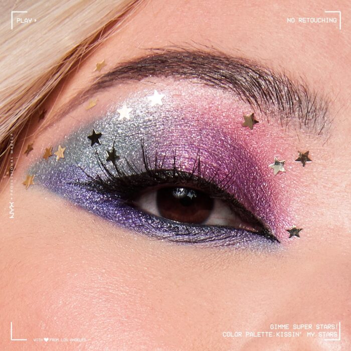 NYX Paleta de Pigmento para Olhos e Corpo Super Stars cor Kissin' My Stars - Image 4