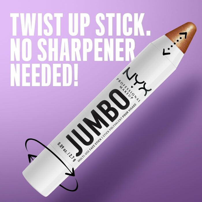 NYX Jumbo Multi-Use Face Highlighter Stick - Lápis Iluminador - Image 4