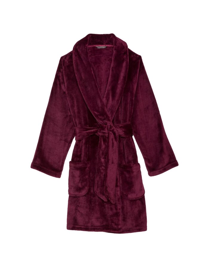 VICTORIA'S SECRET Lindo Roupão Robe Plush Vinho - Original - Image 3