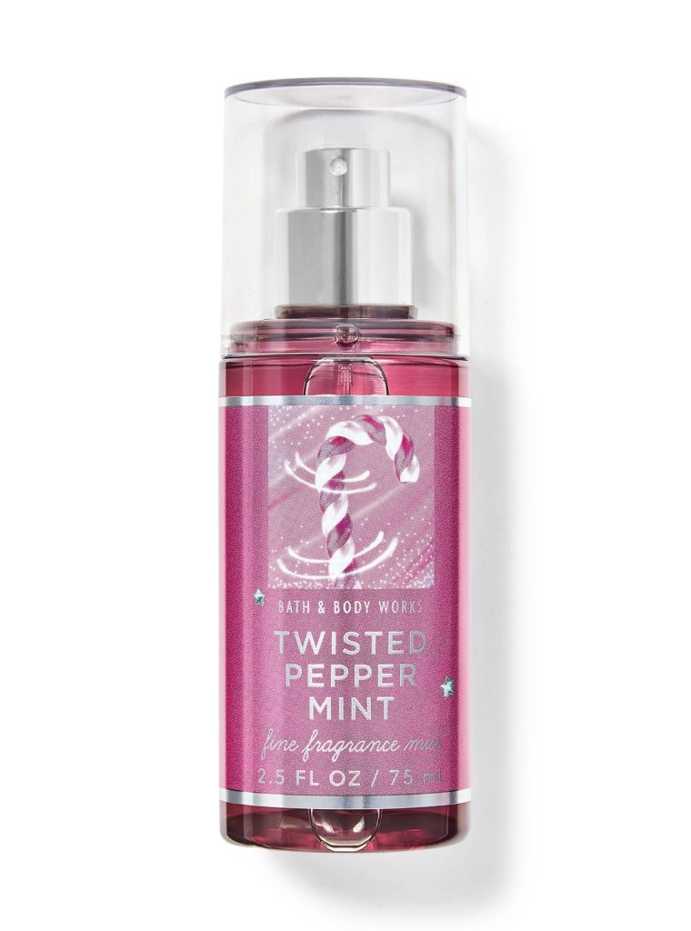 BATH & BODY WORKS Perfume Fine Fragance Mist 75 mL | Twisted Pepper Mint