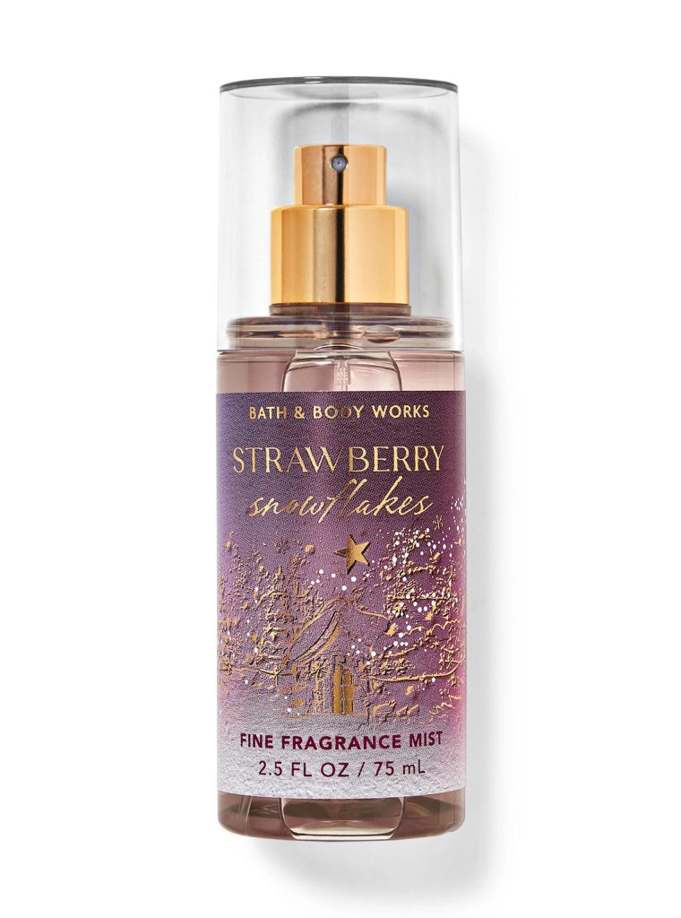 BATH & BODY WORKS Perfume Fine Fragrance Mist 75 mL | Strawberry Snowflakes