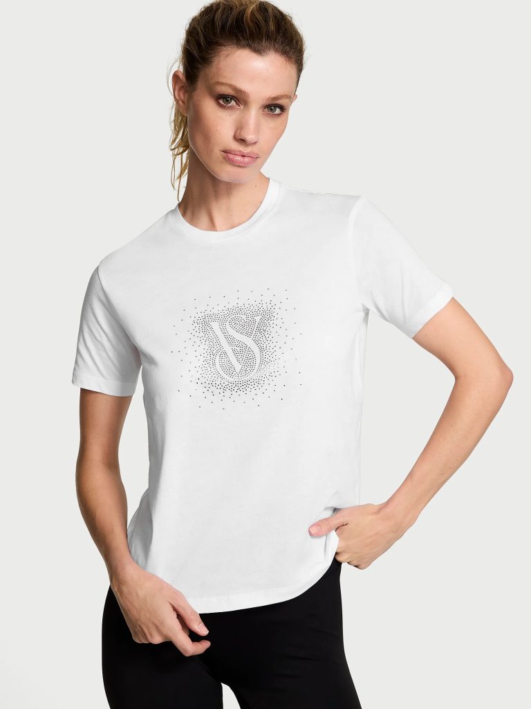 Victoria's Secret 100% Cotton Perfect Tee - Camiseta Feminina
