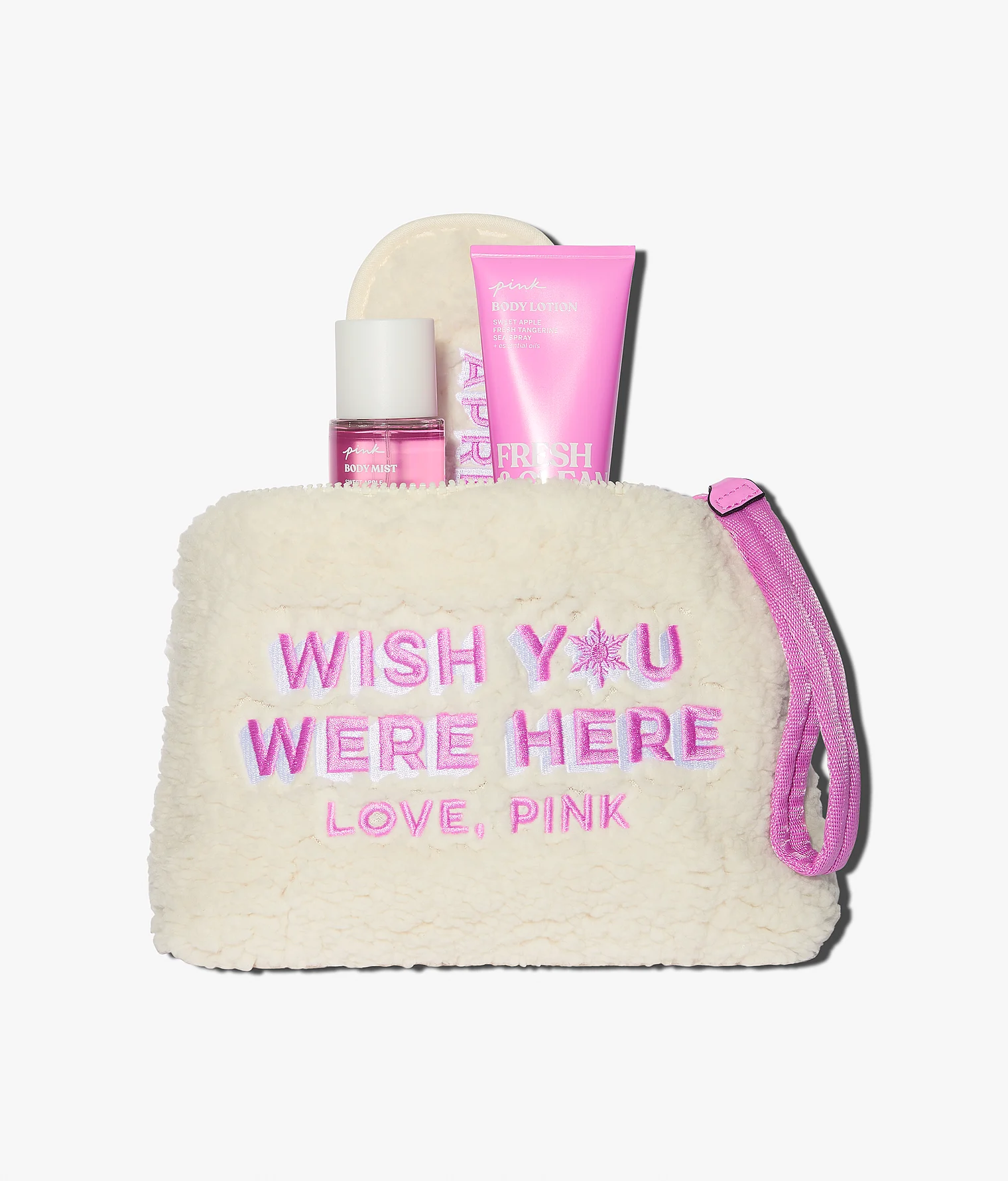 VICTORIA'S SECRET PINK Fresh & Clean | Kit Presente Body Lotion e Body Mist Com Necessaire e Mascara - Imagem 2