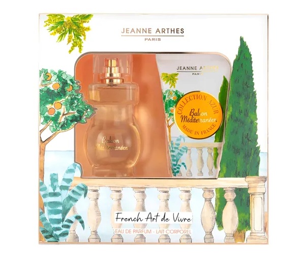 Kit Perfume Francês Feminino Jeanne Arthes Azur Balcon Méditerranéen