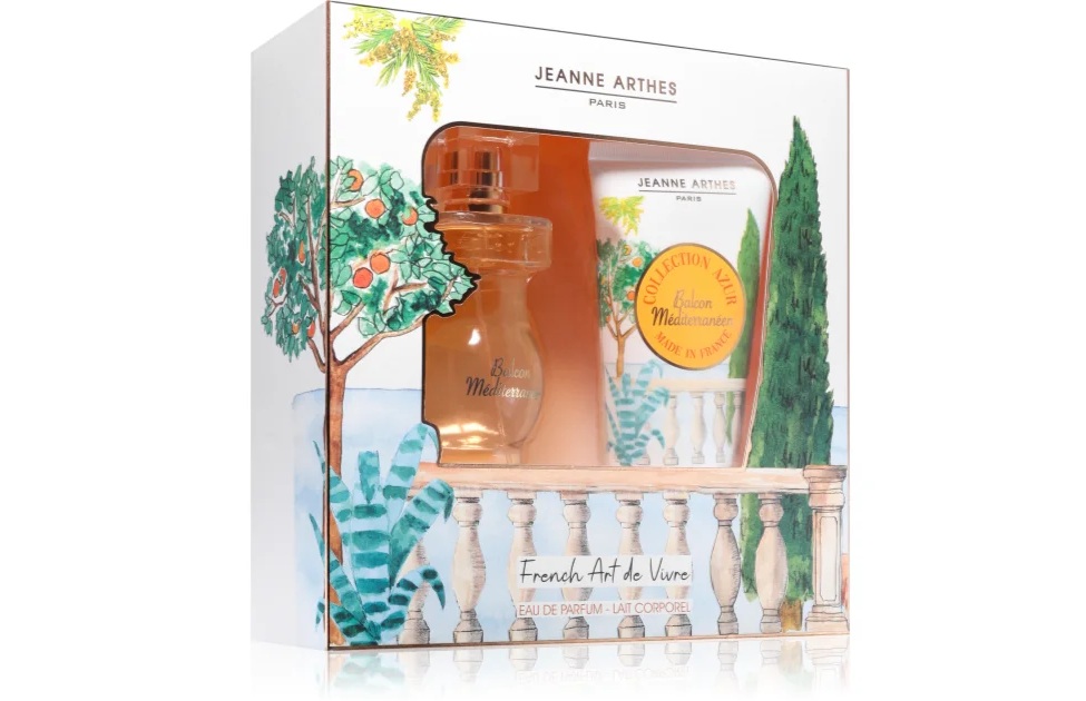 Kit Perfume Francês Feminino Jeanne Arthes Azur Balcon Méditerranéen