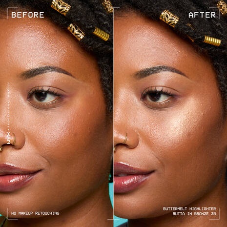 NYX Buttermelt Highlighter – Iluminador Butta In Bronze - Imagem 3