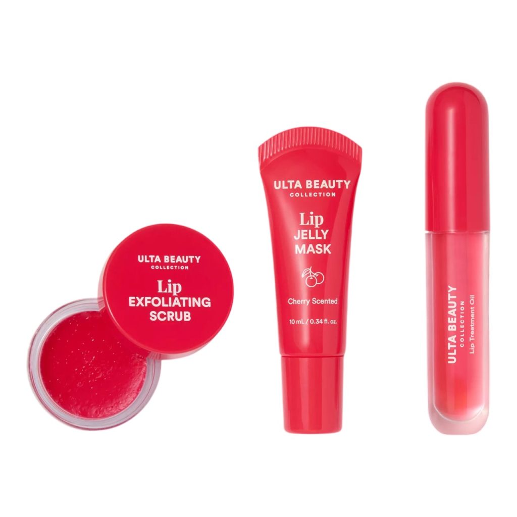 Kit de Tratamento Labial Ulta Beauty | Esfoliante, Condicionador e Lip Oil
