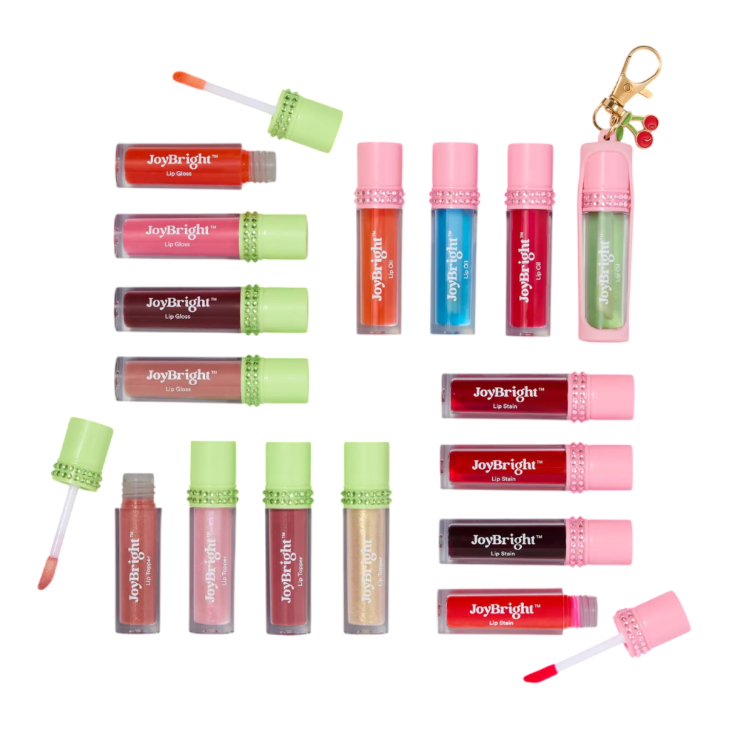 Kit Gloss Labial JoyBright by Ulta Beauty Lip Glossary Rodeo - 17 Peças