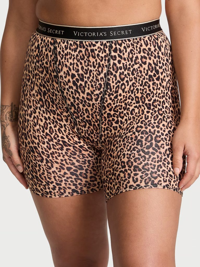Calcinha Victoria's Secret Boxer Brief Logo Cotton