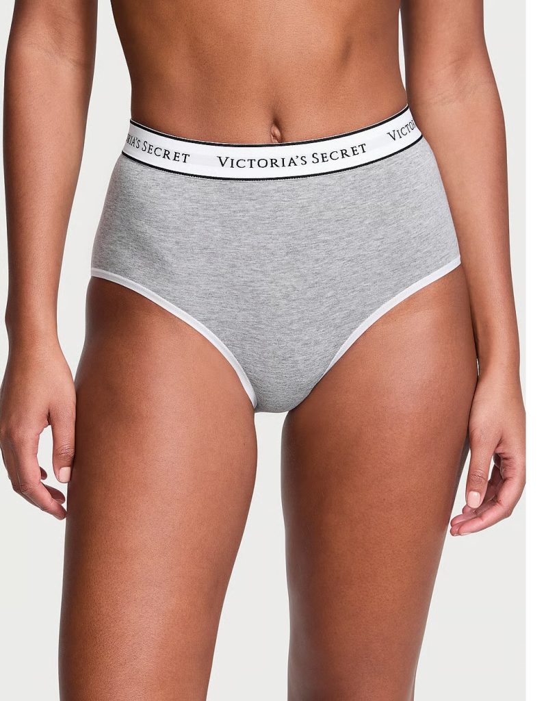 VICTORIA'S SECRET Calcinha Logo Cotton Modern Brief Panty