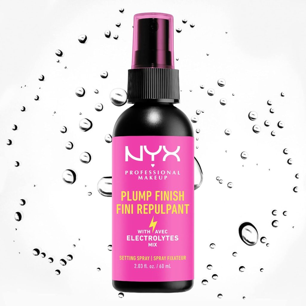 NYX Primer Spray Fixador Plump Finish - Efeito de Pele Hidratada