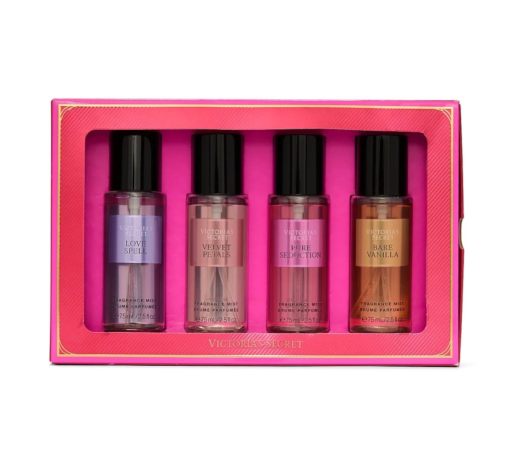 Kit Victoria’s Secret Most Loved Mists - 4 Fragrância Body Splash