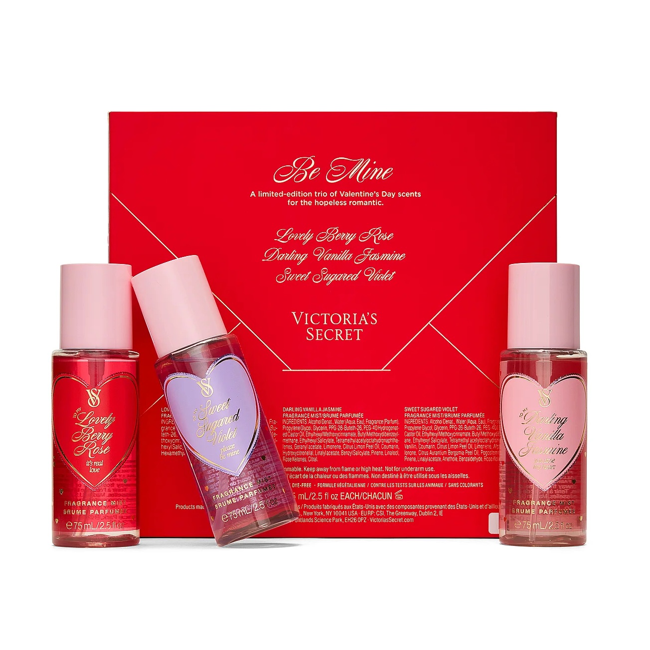 Victoria's Secret Kit Perfume Be Mine Mini Fragrance Mist - Imagem 2