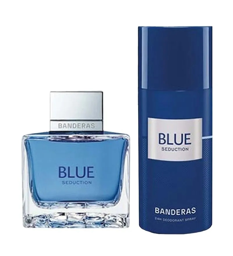 Kit Perfume Antonio Banderas Blue Seduction Masculino + Desodorante - Imagem 3