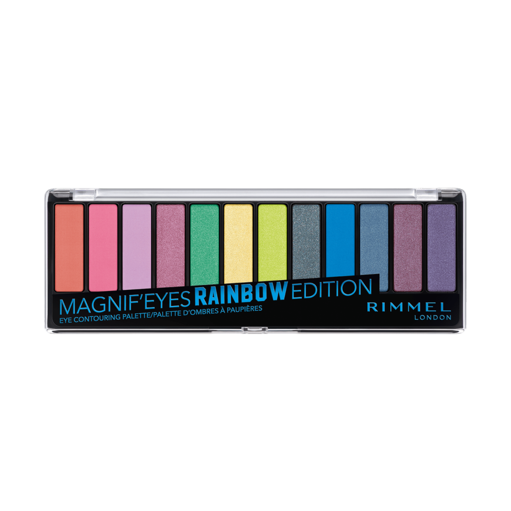 Paleta de Sombras Rimmel London Magnif'Eyes - Rainbow Edition