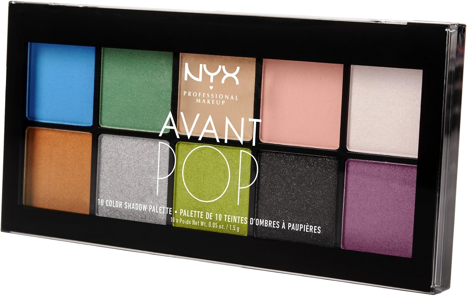 Paleta de Sombras NYX Avant Pop Art Throb - 10 Cores Vibrantes - Imagem 4