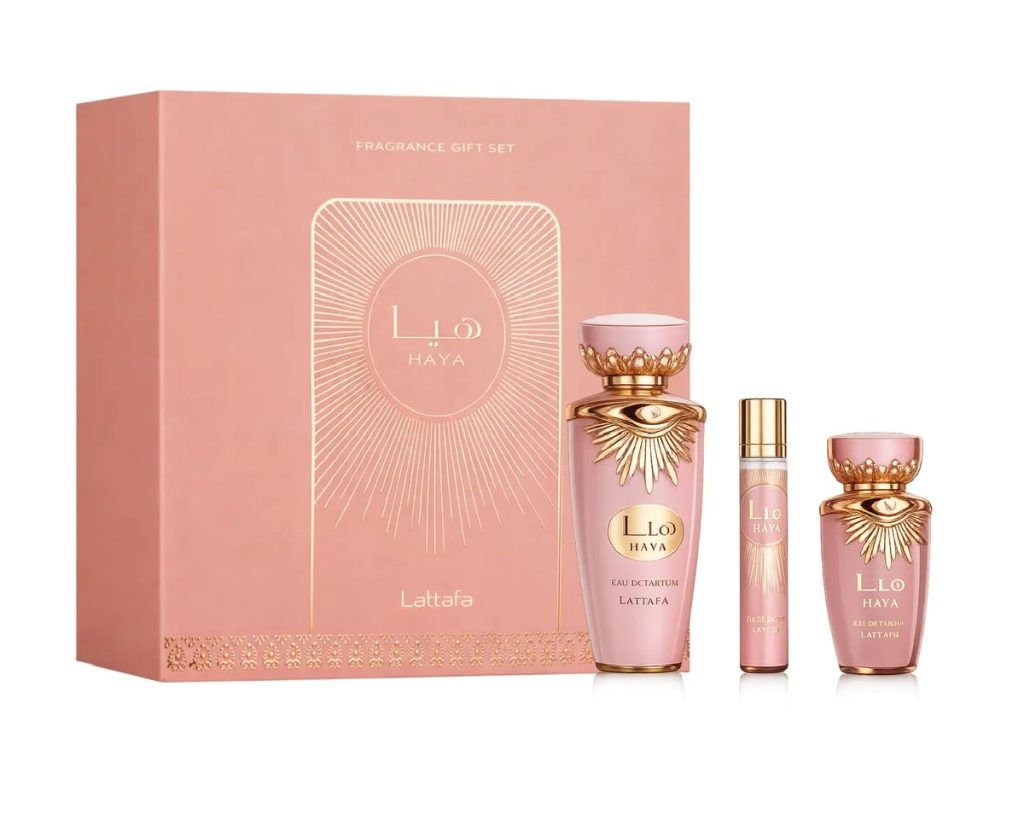 Kit Presente Perfume Lattafa Haya Eau De Parfum Feminino